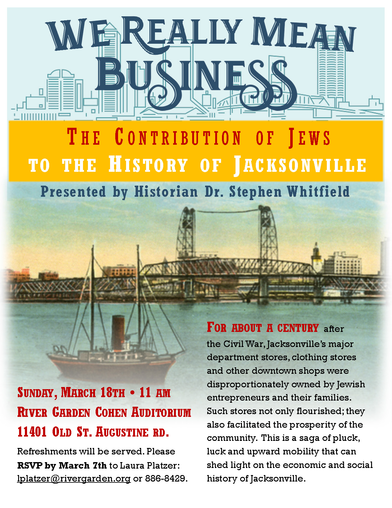 Steve Whitfield Jax Jewish Business History lo res